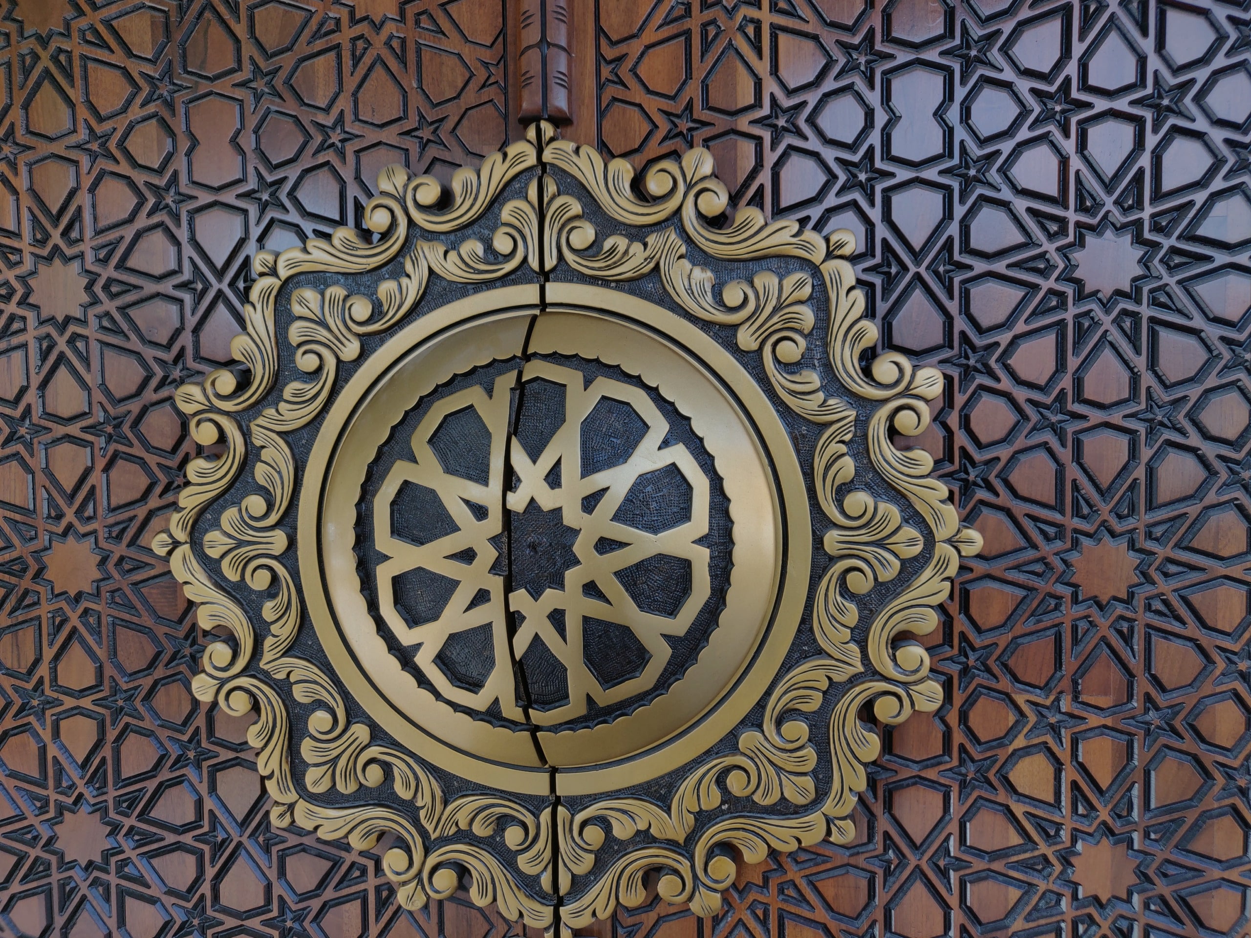 Photo d'une des portes de la mosquée